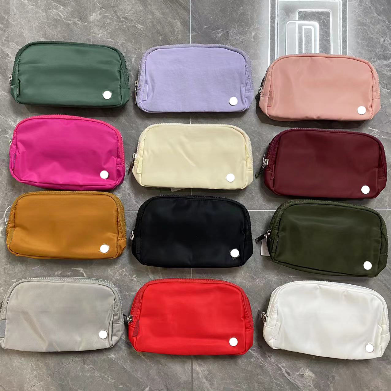lu Yoga bag everywhere belt bag 1L fanny pack designer classic chest bumbag womens men shoulder crossbody waist bags tote bag nylon and plush wit-image-775074459