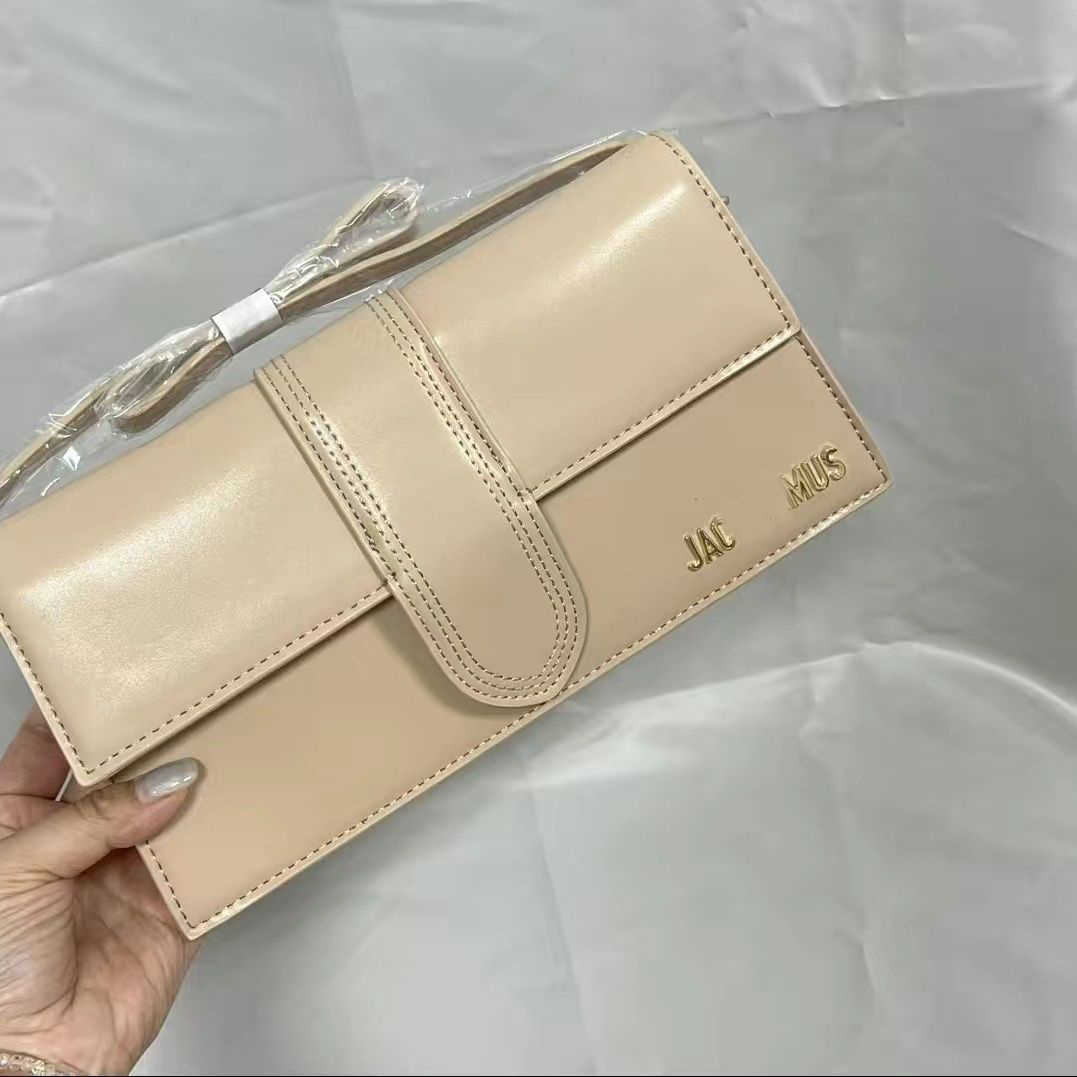 Designer Jacquemes Bag Handbag One Shoulder Crossbody Hands Enhance Level Sense Small Crowd Design Method Stick Bag Female Sport-image-838125132