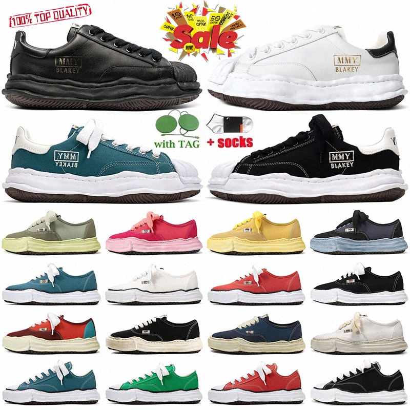 2023 Designer mmy Maison Mihara Yasuhiro Original peterson OG Sole Low side Canvas Shoe Womens for Men Skate Mens Sneakers Dissolving shoes Overd