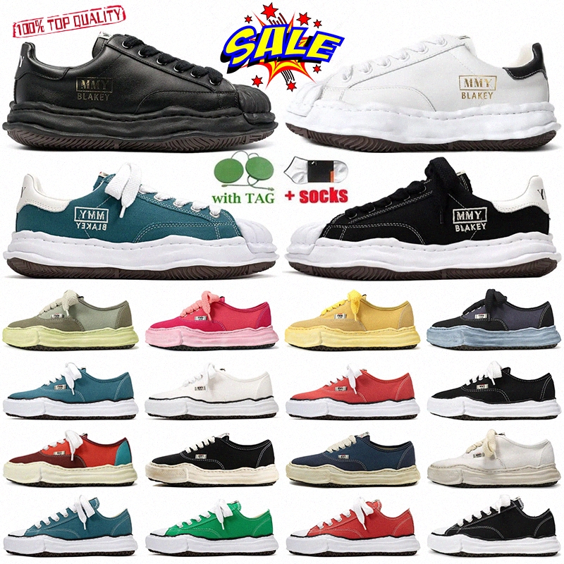 Designer mmy Maison Mihara Yasuhiro Original peterson OG Sole Low side Canvas Shoe Womens for Men Skate Mens Sneakers Dissolving shoes Overdie Baker