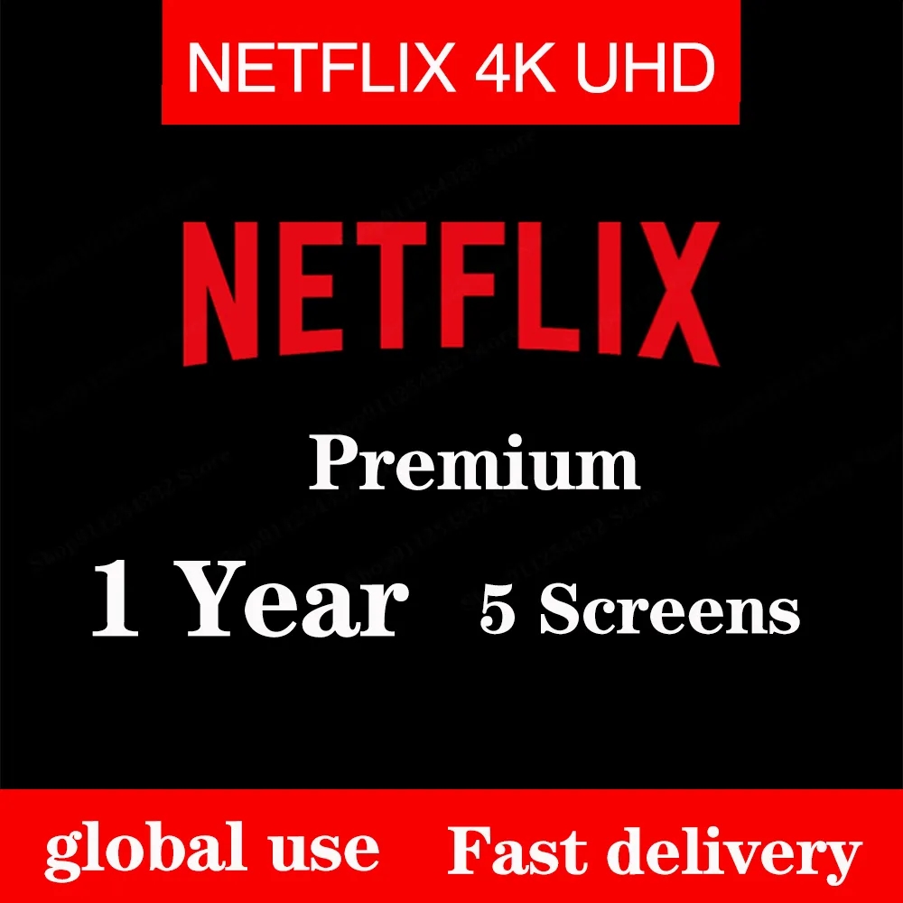 Stable Netflix offical account For 1 Year 1 Month Work TV android set top box tv stick laptop PC phone 5 screen 1 KID UHD-image-898989239
