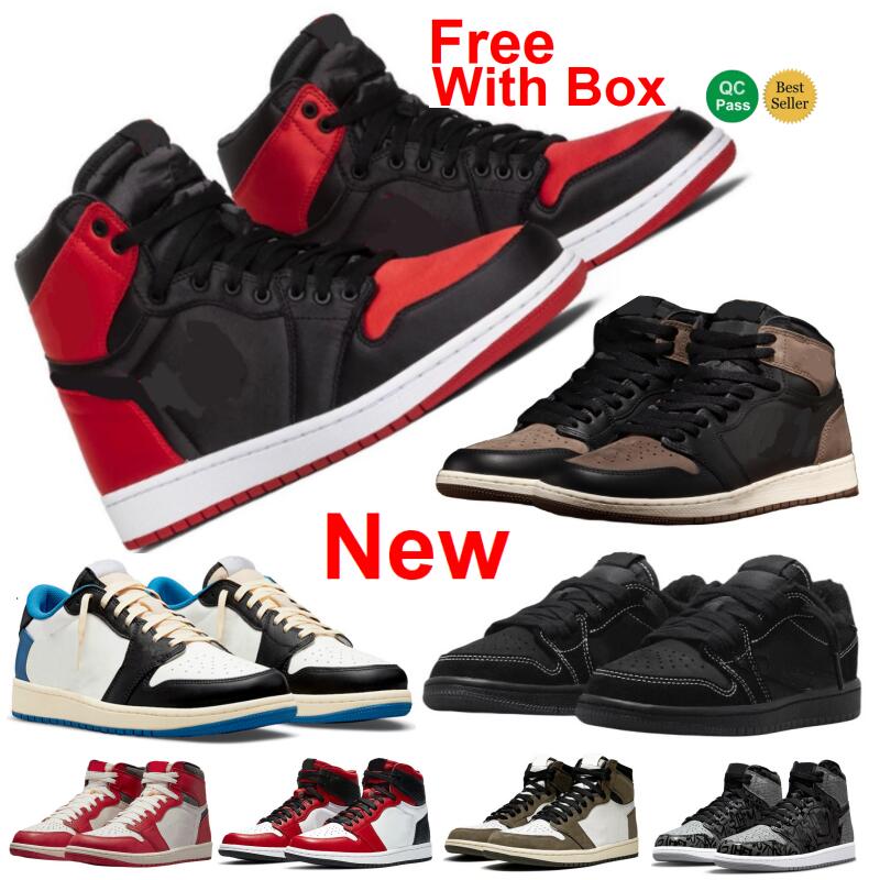 Black Toe Reimagined 1 High OG Lattes 1s Sport Red Satin Bred Palomion Basketball Shoes 2024 Low Black Phantom High OG Heirloom Yellow Toe Zen Maste