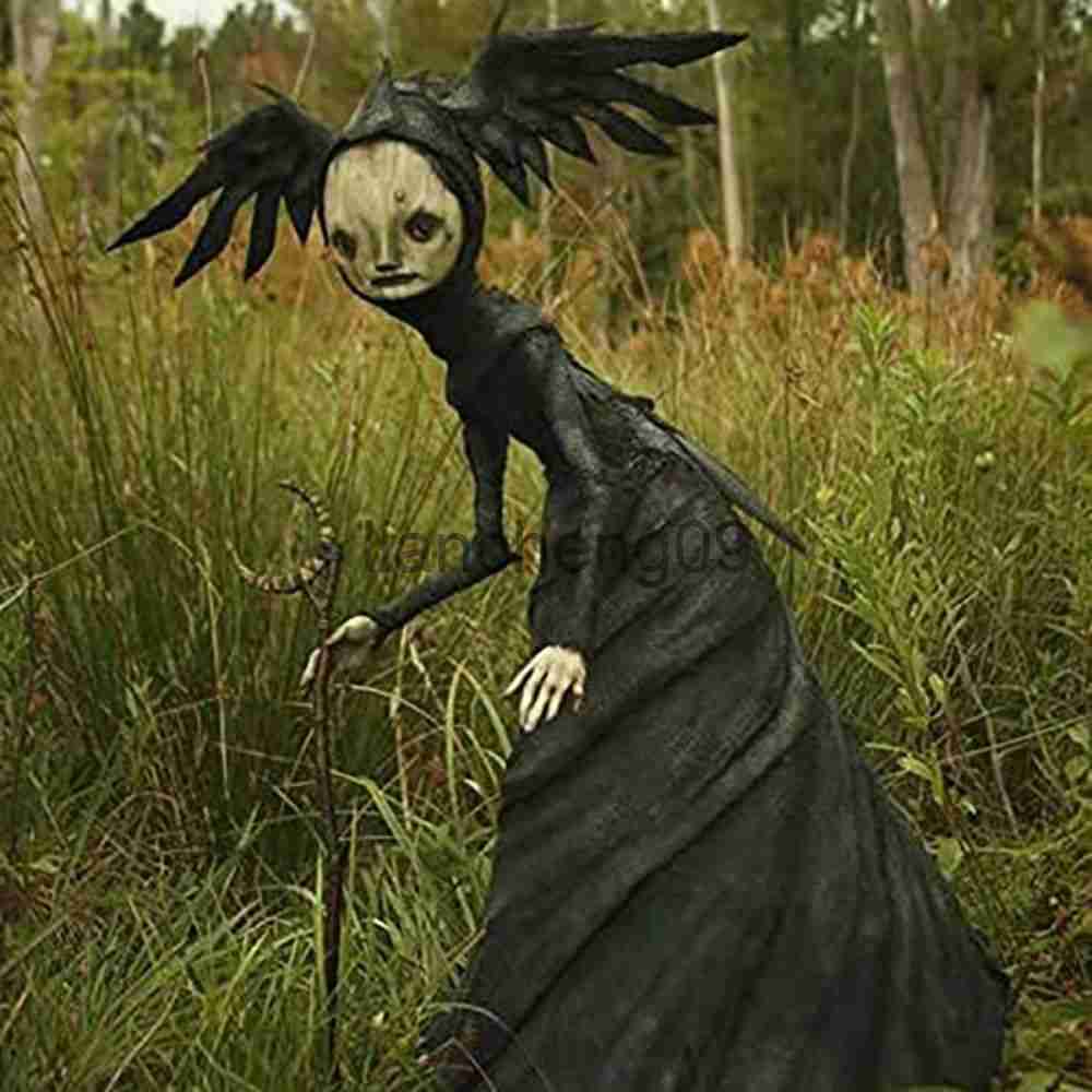 Party Decoration Creepy Halloween Decor Resin Witches Art Doll Sculptures Ghost Tree Man Statue Party Horror Props Statue Home Yard Garden Decor-image-899622533