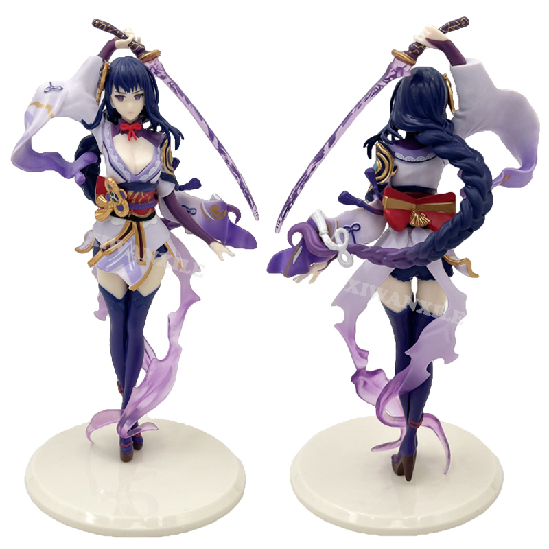 Finger Toys 22cm Genshin Impact Raiden Shogun Anime Figure Klee/Venti Action Figure Qiqi/Nahida Figurine Adult Collectible Model Doll Toys-image-899570868