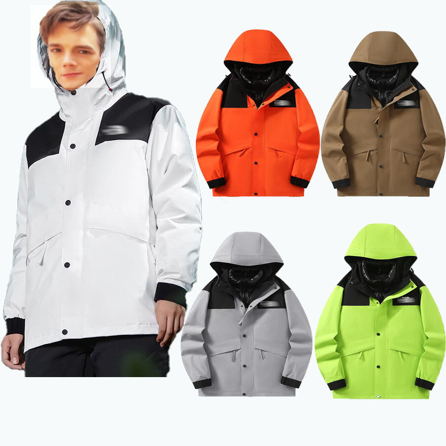 Waterproof down jacket Parkas men's winter jacket Women's Windproof down jacket for outdoor sports and mountaineering casual jacket nf0505