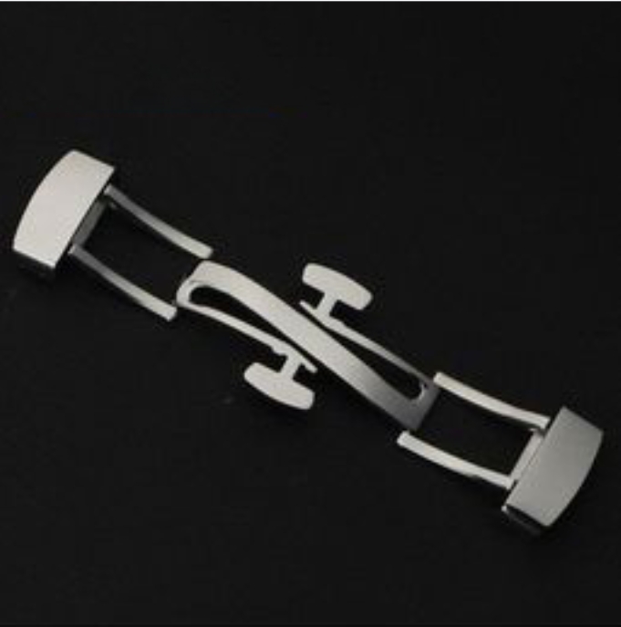 Watch Bands 18mm Butterfly Clasp Silicone Rubber Buckle Straps For AQUANAUT 5167A Watchbands-image-892755761