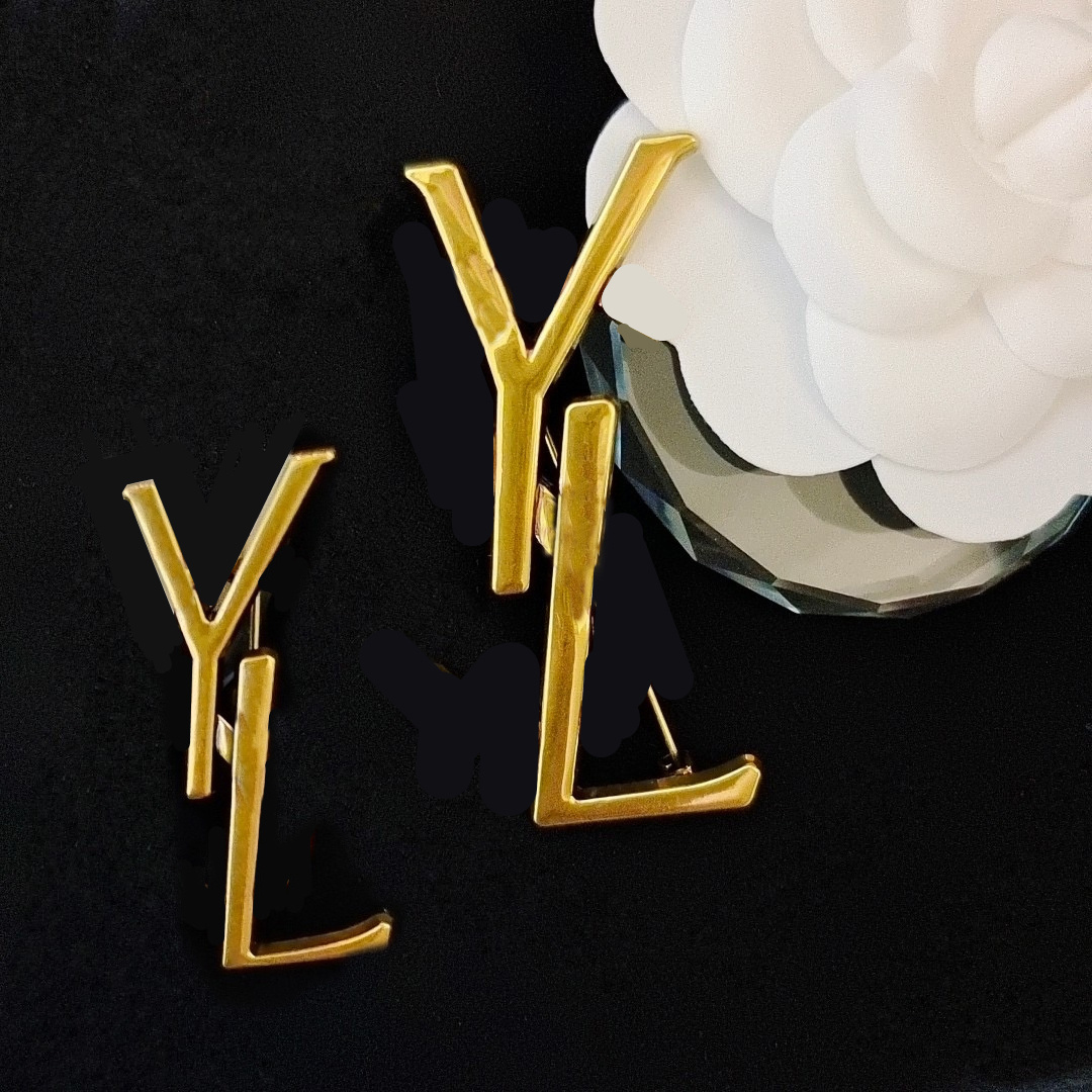 Famous Design Gold Y marque luxurys broche femme lettre broches combinaison broche bijoux de bijoux de bijoux décoration accessoires de haute qua