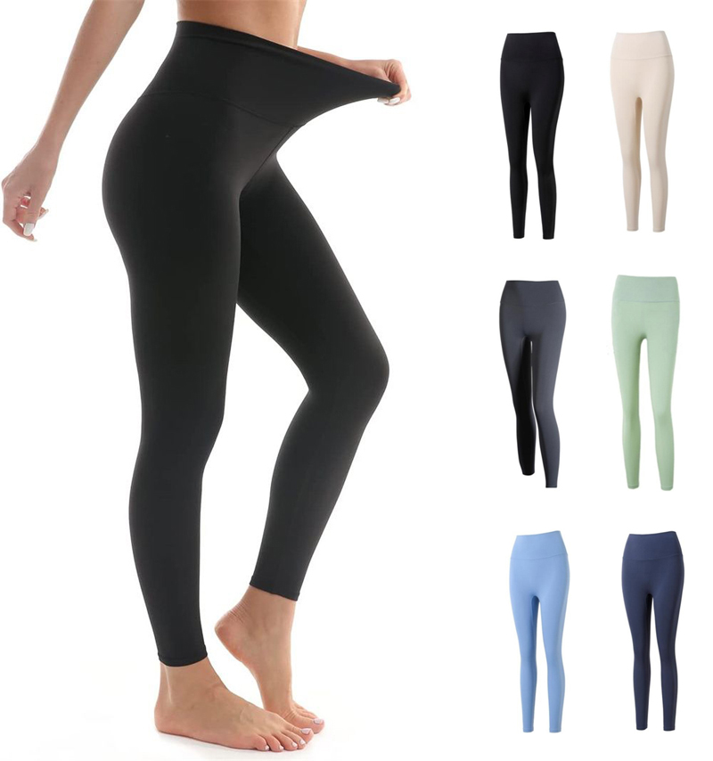 2023 Yoga pants align leggings Women Shorts Cropped High Waisted Hip-Lifting cropped pants Lady Yoga Ladies Running Exercise Fitness Wear gym sli-image-900872495