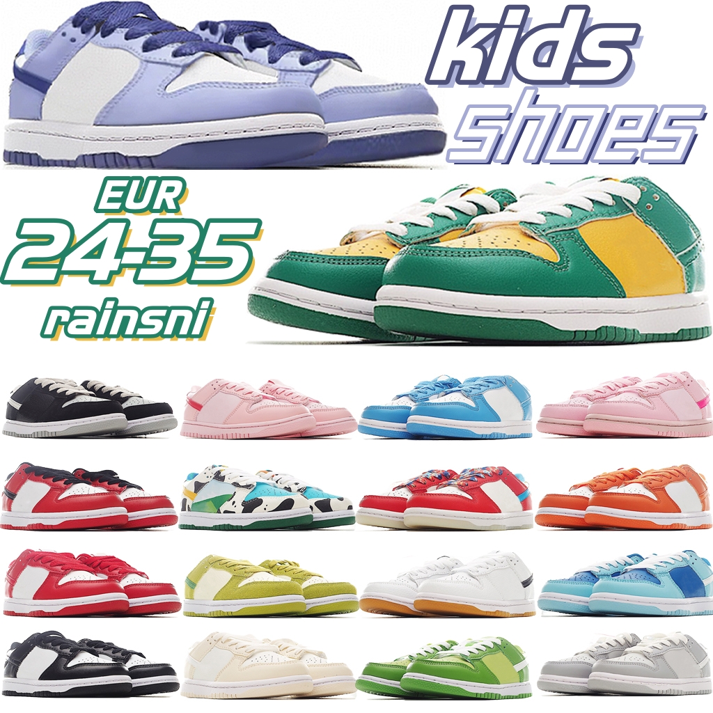 Panda enfants chaussures sb enfants sneaker enfant en bas âge gros garçons triple rose argon décontracté marque de créateur filles sport
