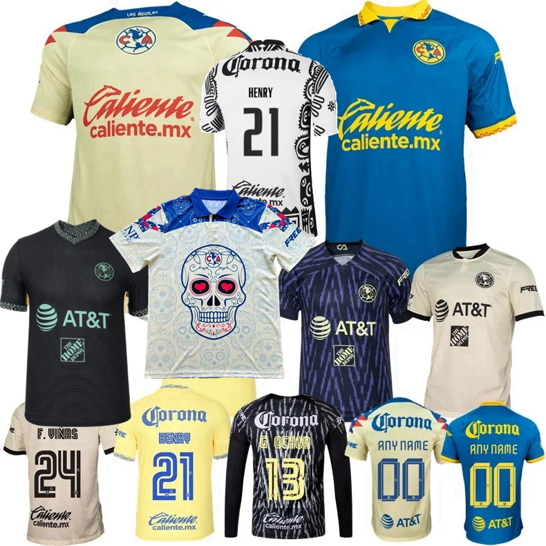 Liga Mx Club America Soccer Jerseys 2023 2024 R.martinez J.quinones D.valdes G.ochoa Giovani Fidalgo M.layun A.zendejas 21 22 23 24 