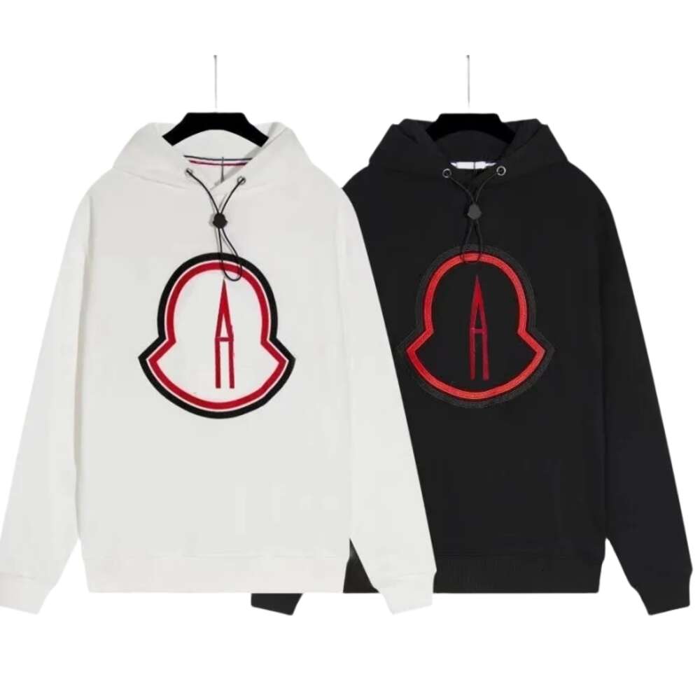 Hoodie Designer Monclairs Mens Sweatshirts Hooded Long Sleeve Tshirt Men Women Sweatshirt Embroidered Hoodie Pullover Jacket Customizable-image-901466343