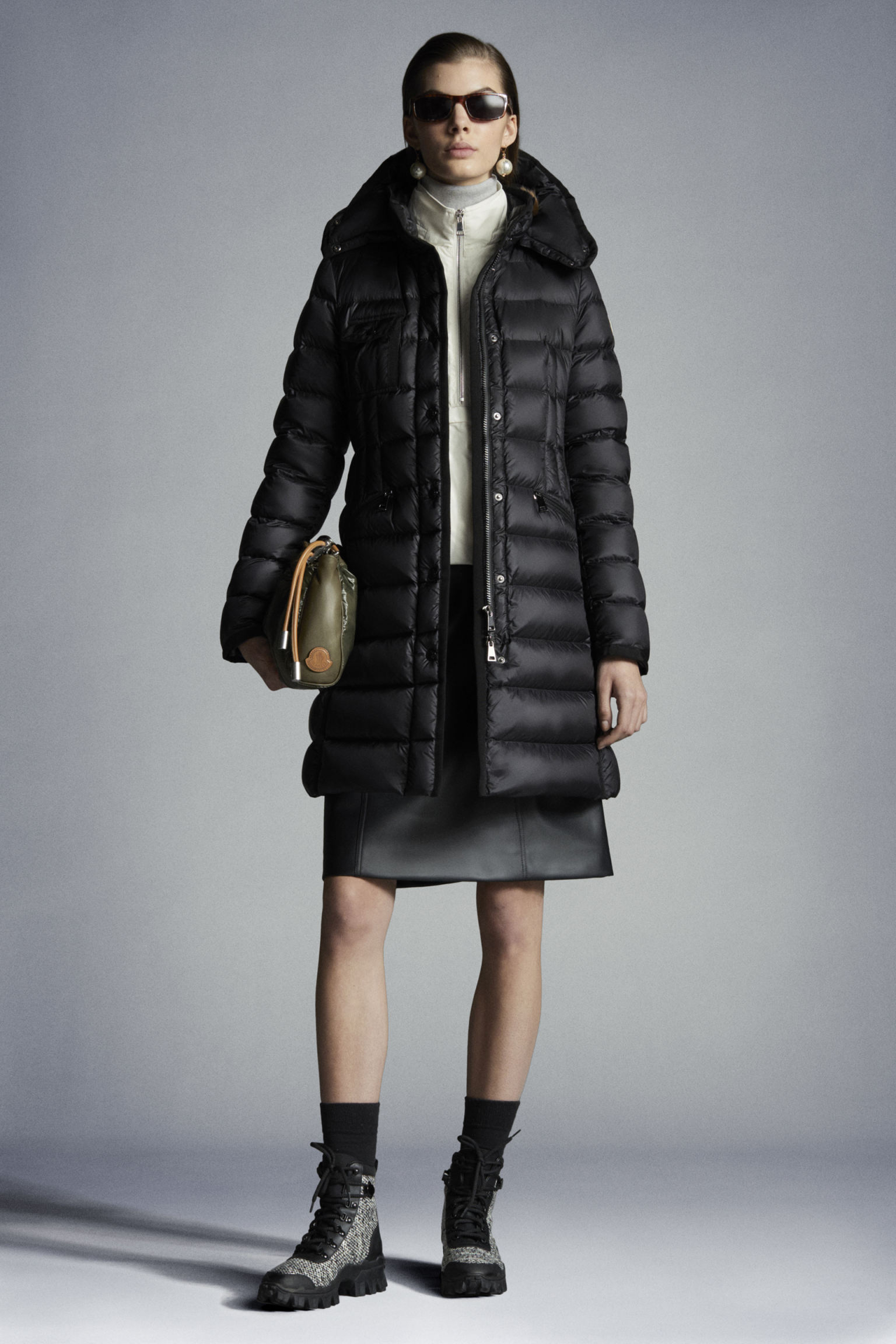 2026 Autumn Winter Women's White Duck Down Parkas Single Breasted Zipper Jackets hooded Striped Woman's Slim Long Coats MK23018