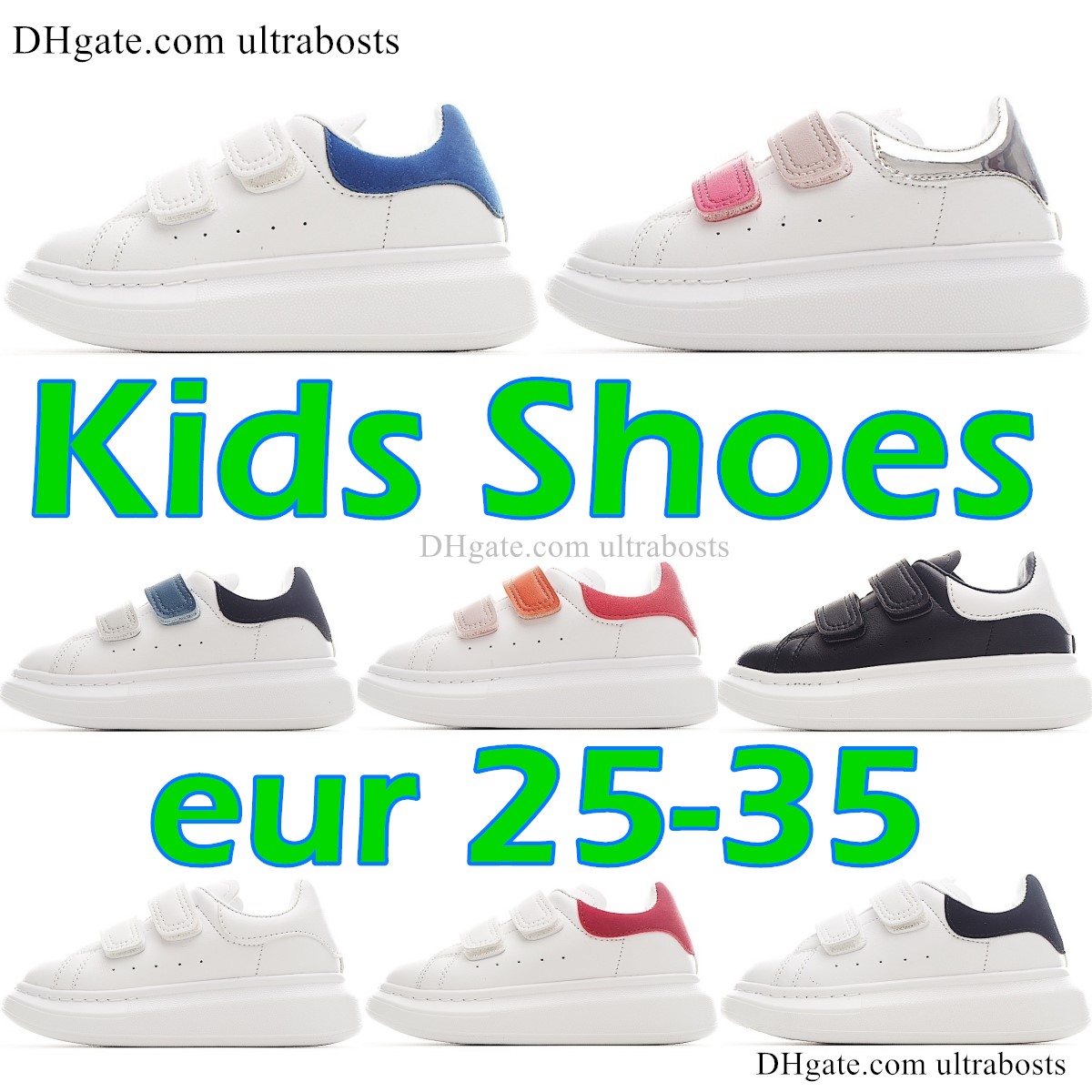 Kids Sneakers Designer Running Oversized Toddler Shoes Boys Girls Casual Leather Velvet Espadrilles Trainers Youth Children Platform Thick Black Red
