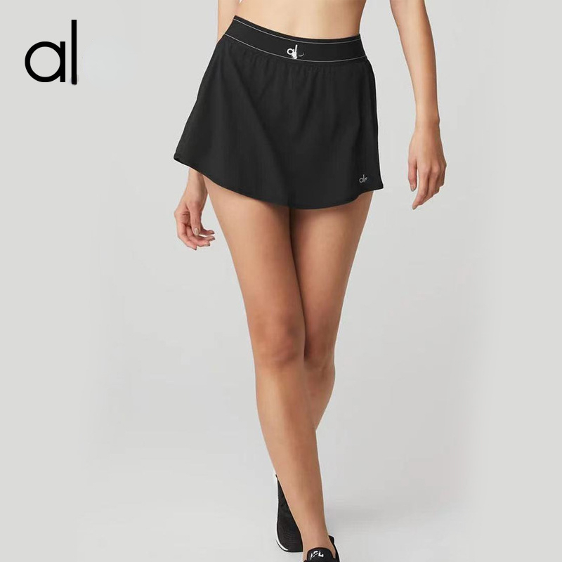 AL88 YOGA SKIRT Comfortable Nude Anti glare Tennis Skirt Quick Dry Breathable Yoga Skirt Loose Casual Sports Skirt 