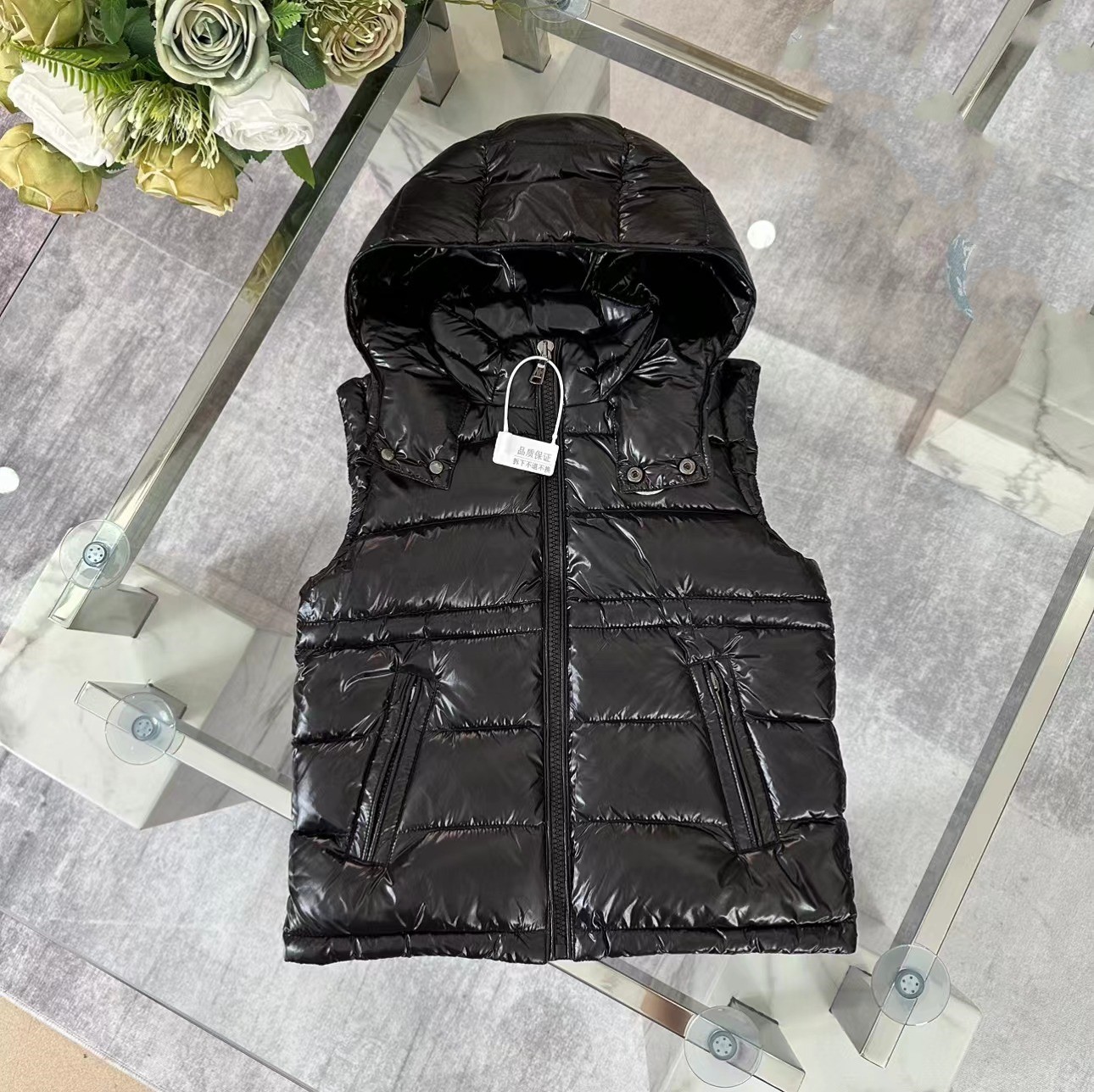 child hoodies Baby Vest kids Waistcoat Coats Kid Coat Designer Jacket toddler Hooded Sleeveless Thick Warm Outwear Boy Girls design clothes 100% goo