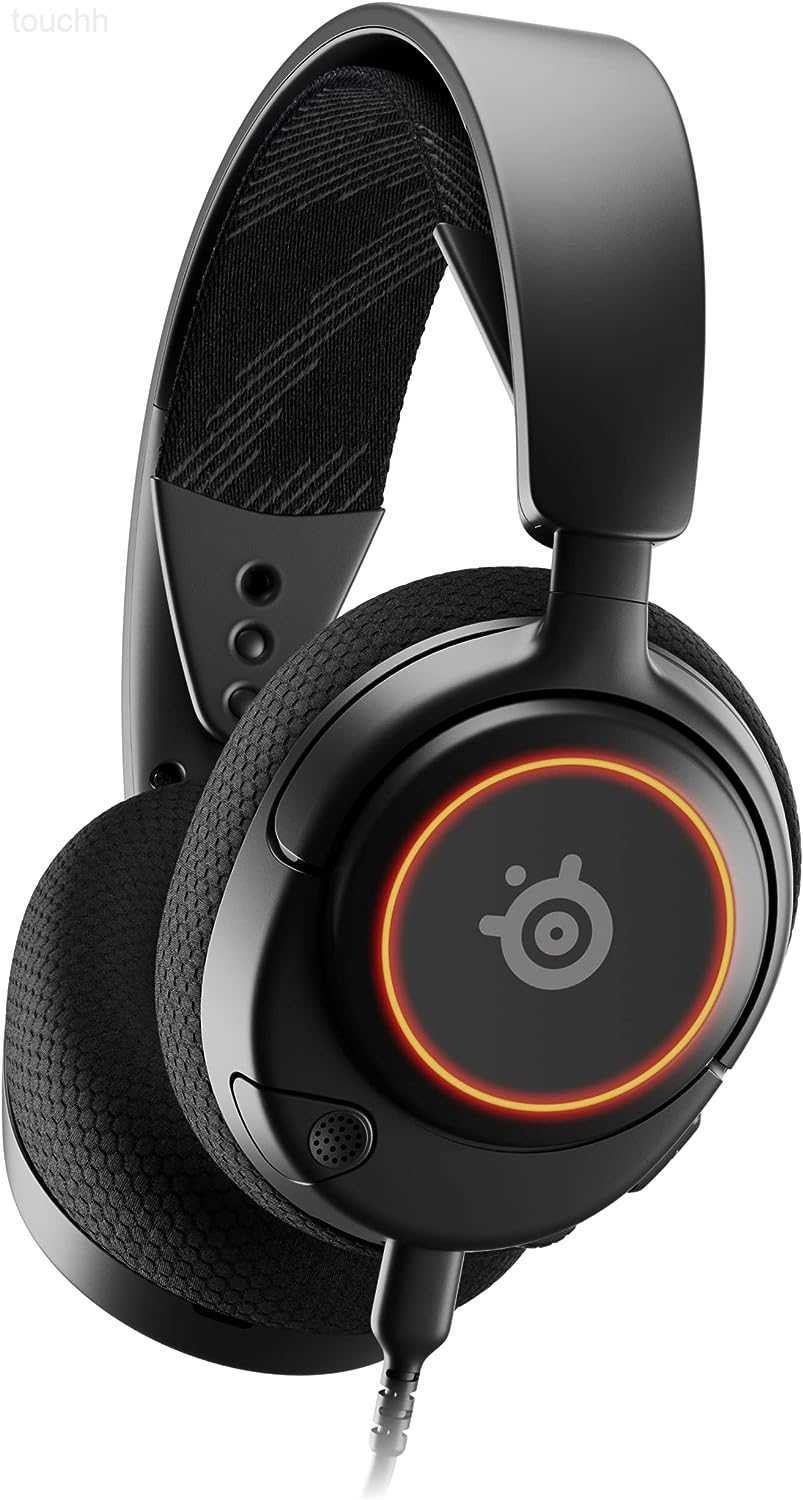 Cell Phone Earphones SteelSeries New Arctis Nova 3 MultiPlatform Gaming Headset Signature Arctis Sound ClearCast Gen 2 Mic PC PS5PS4 Xbox Series-image-902553709