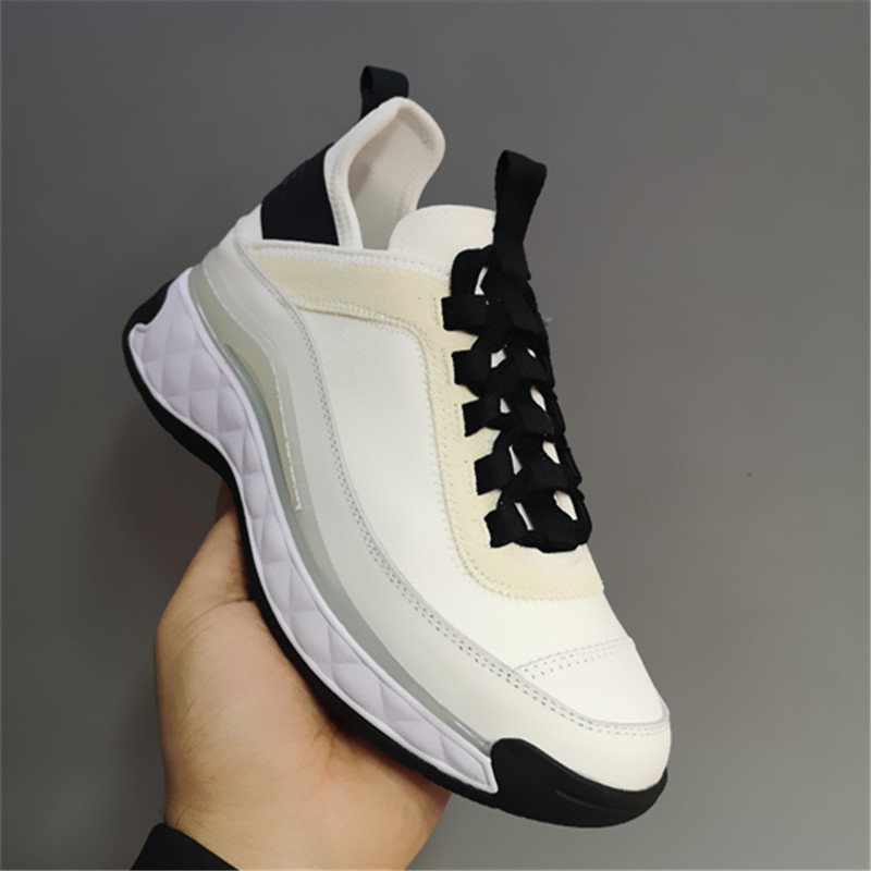 Baskets athlétiques de haute qualité pour femmes, combinaison élégante en toile et cuir pour tailles 35-41, baskets tendance pour hommes - basket