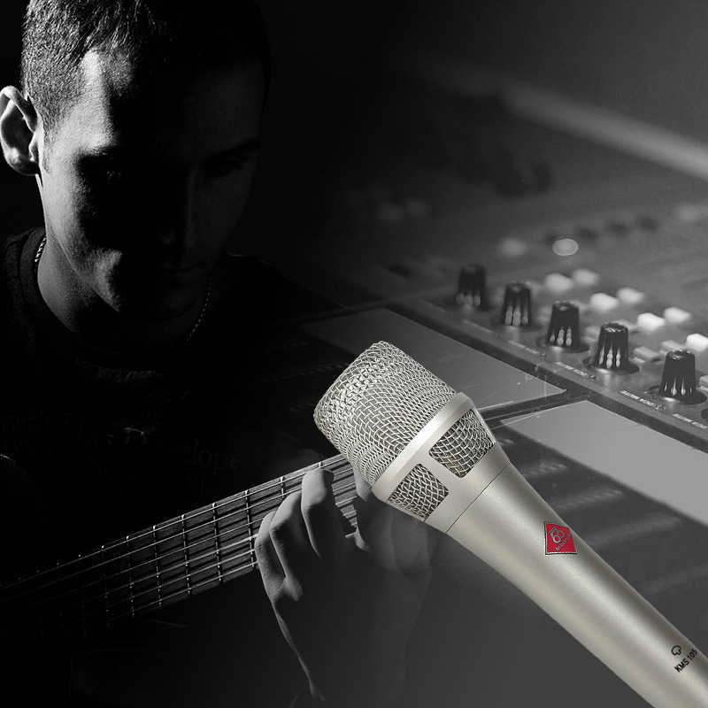 Microphones BabyBottle MKS-105 66 Handheld Condenser Microphone Professional Live Computer Singing Microphone T230914-image-803209088