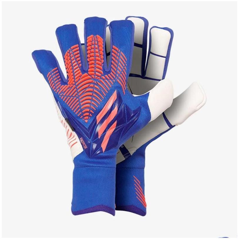 Cross-border hot selling silicone rubber waterproof anti-skid gloves latex adult childrens football goalkeeper gloves