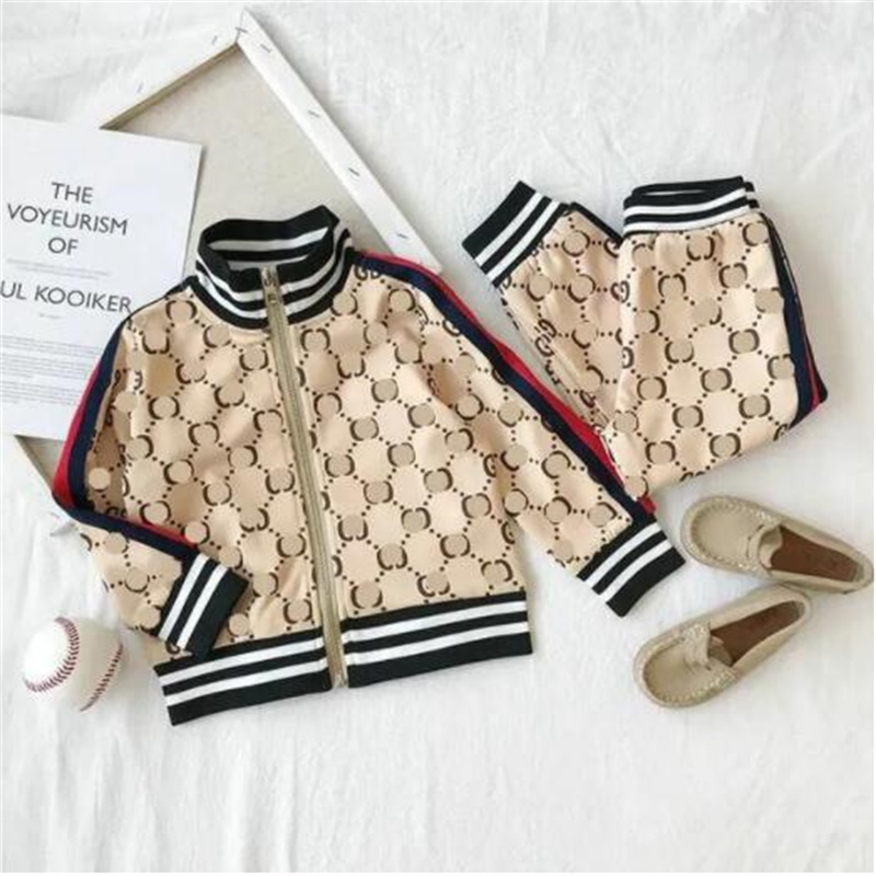 Kids Tracksuit Long Sleeve Clothing Set Girls Boys Luxury JacketPantsTwo Piece Suit Clothes Spring Autumn Fashion Children Outfits H2512088-image-1087715644