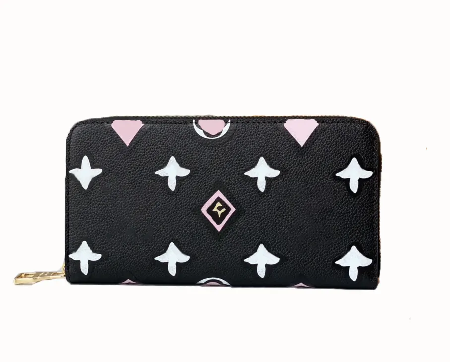2023 TOP Fashion designer wallet luxury Zippy purses womens zipper wallets high-quality flower letter credit card ladies trendy money clutc