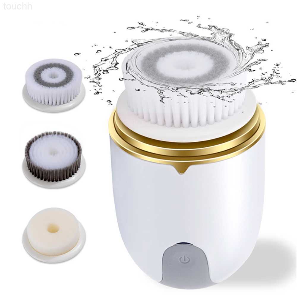 Electric Face Scrubbers Electric Face Cleanser Brush Massager Deep Pore Facial Cleansing Vibration Skin Care Beauty Tool Waterproof L230920-image-904227052