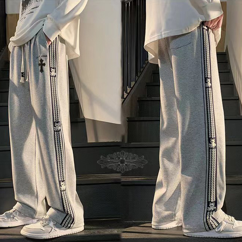 DUPE CH pantalons de survêtement Couple pantalon taille M-3XL motif ours rayé avec sac anti-poussière Opp