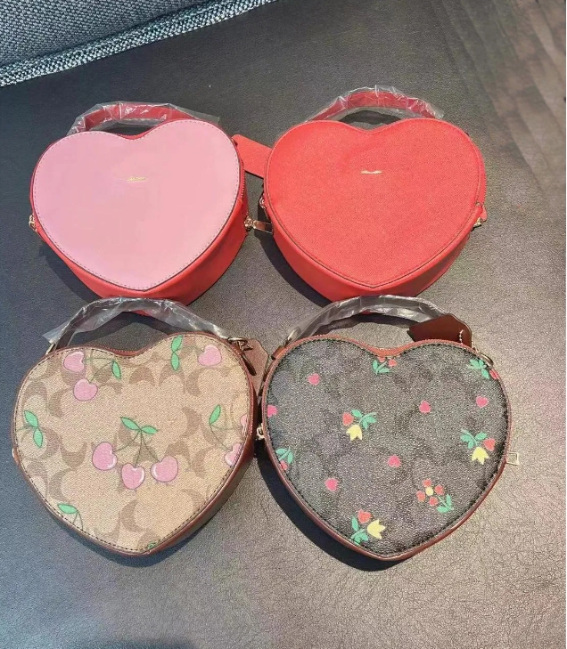 shoulder bags for women designer bags handbag bag Purse Chain bag Cross body Mini Heart Love Leather Letters handbags-image-850277055
