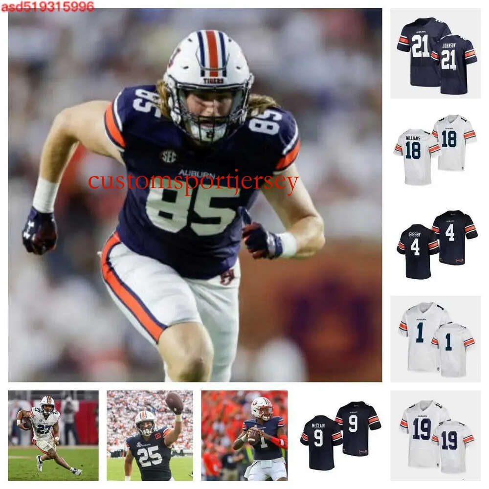 Auburn Tigers Ed Football Jersey 38 Mcpherson 92 Lawrence Johnson 35 Jalen Mcleod 21 Brian Battie 46 Levant 50 Harris 14 Jyaire más corto