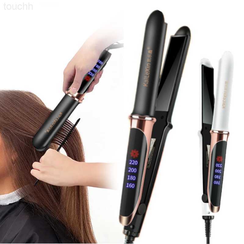 Hair Curlers Straighteners Professional Hair Straightener Flat Iron for Wet or Dry Ceramic Hair Curler Straightening Curling Iron Hair Styling To-image-902900885