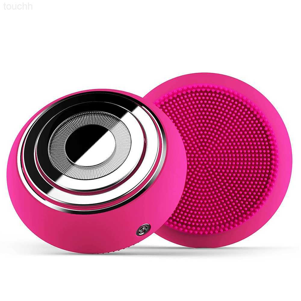 Electric Face Scrubbers Smart Sonic Electric Facial Cleaning Brush Deep Cleaning Skin Exfoliation Waterproof Silicone Face Scrubber Facial Skin M-image-904237859