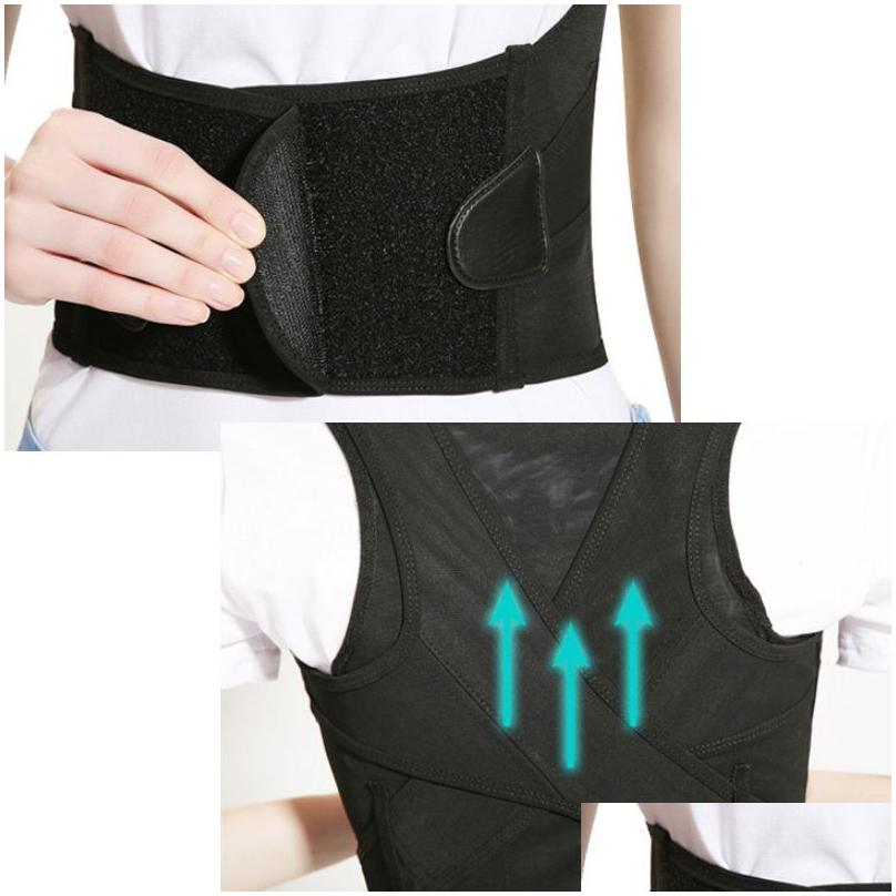 body braces supports adjustable back posture corrector therapy corset adult clavicle spine shoulder lumbar brace trainer health care