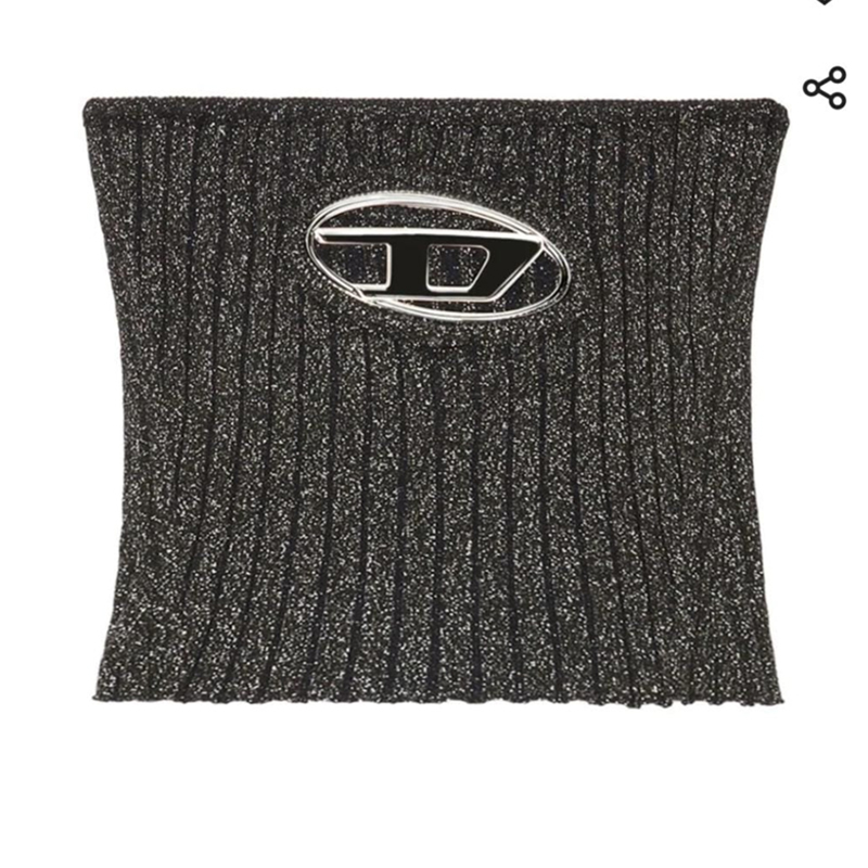 Diesel Femmes Tops Metal Logo Sling Free Size With Dust Opp Sac
