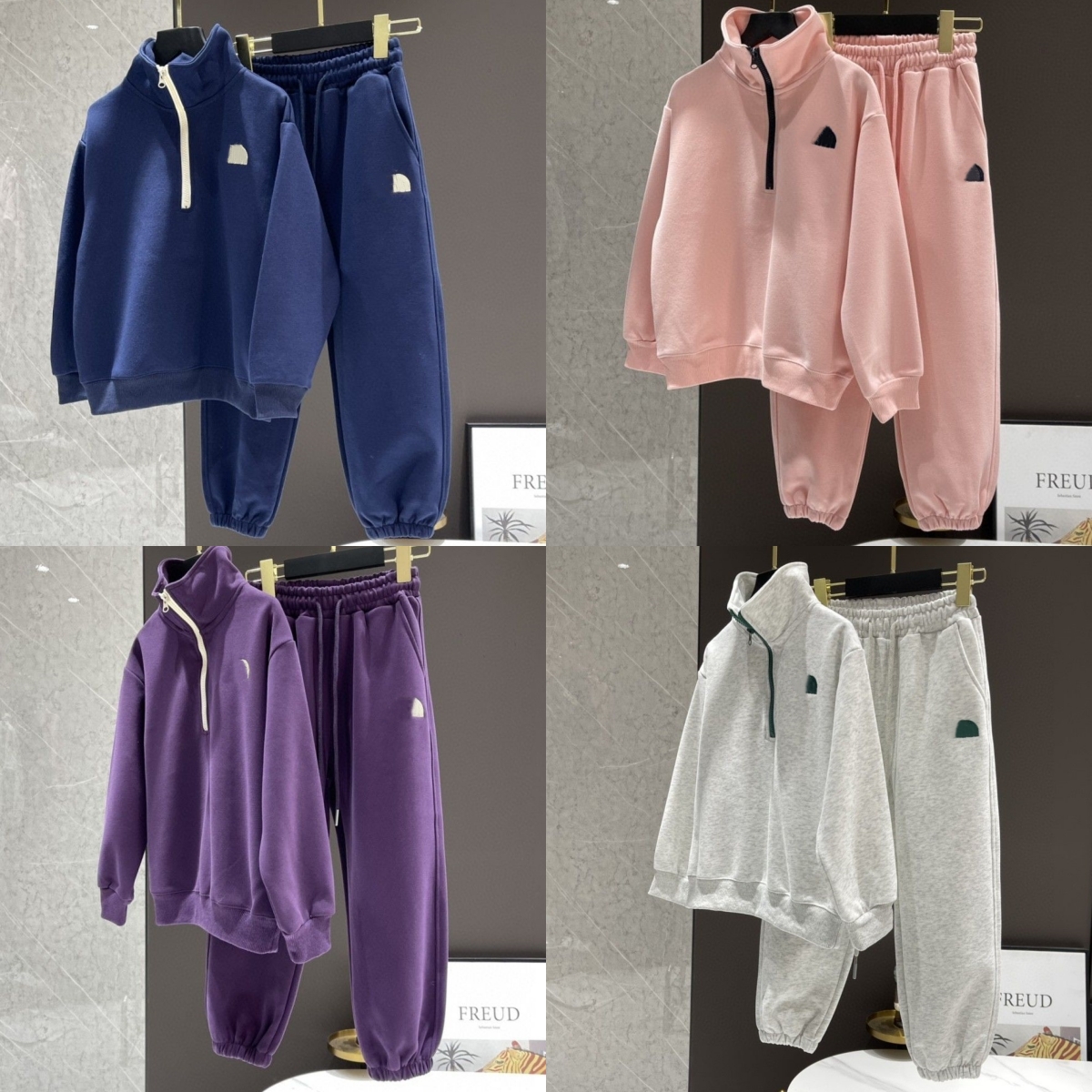 Ensembles de vêtements pour enfants Survêtements pour tout-petits TNF Garçons Filles Designer Sweat-shirts à capuche Pantalons Lettre Vêtements N