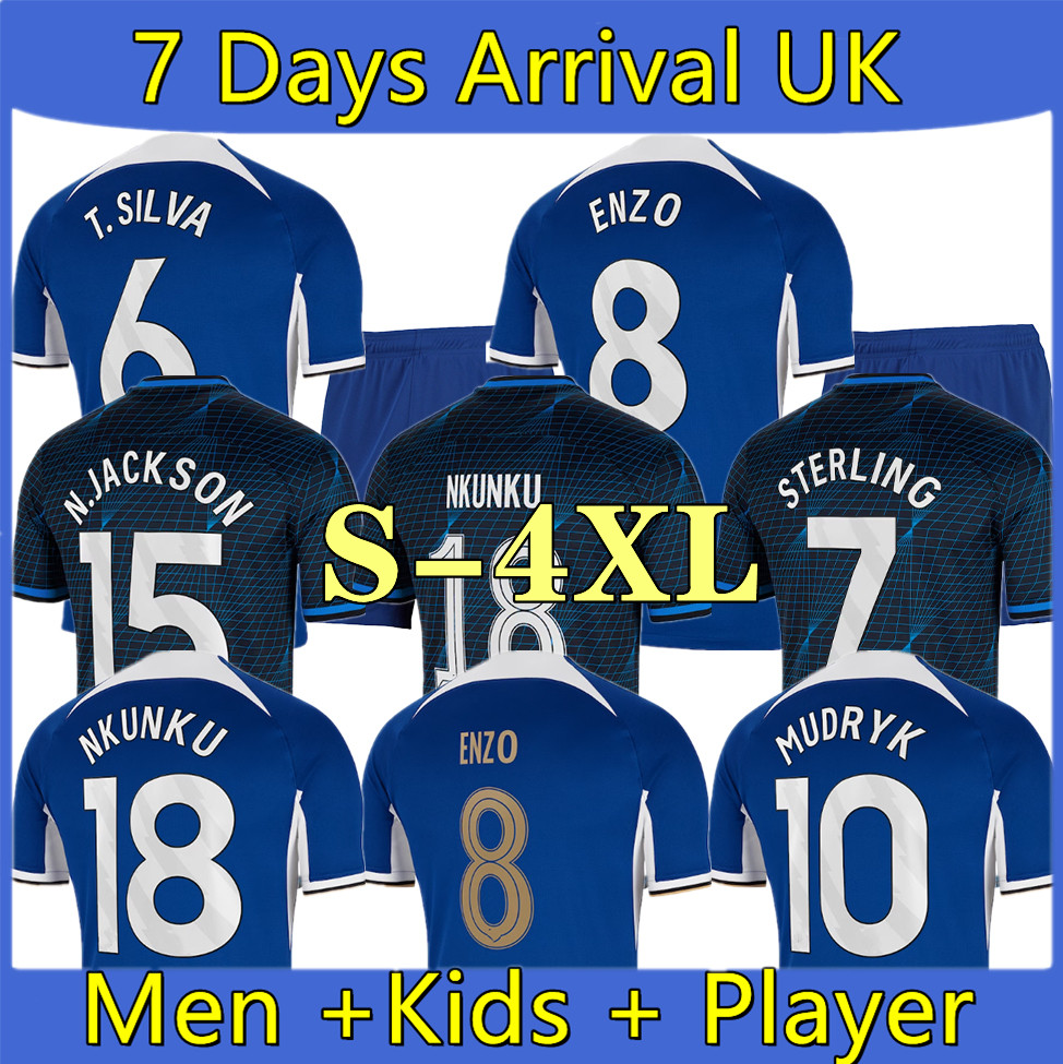 S-4XL CFC Soccer Jersey Player Version PULISIC Mount HAVERTZ ZIYECH 2023 2024 Chemise de football hommes enfants ensemble WERNER HUDSON KANTE ens
