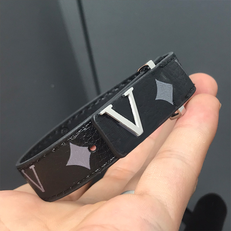 Designer Bracelet Genuine Leather Bracelets for Man Woman Luxury Brand Bangles Special Design Jewelry Elegant Bangle-image-903246274