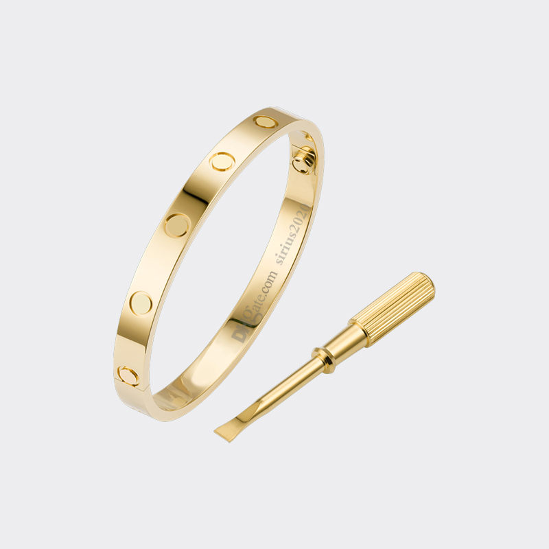 Designer Bracelet Love Bracelets Jewelry Designer for Women Titanium Steel Bangle Gold-Plated Never Fading Non-Allergic,Gold Bracelet; Store/2149-image-733121362