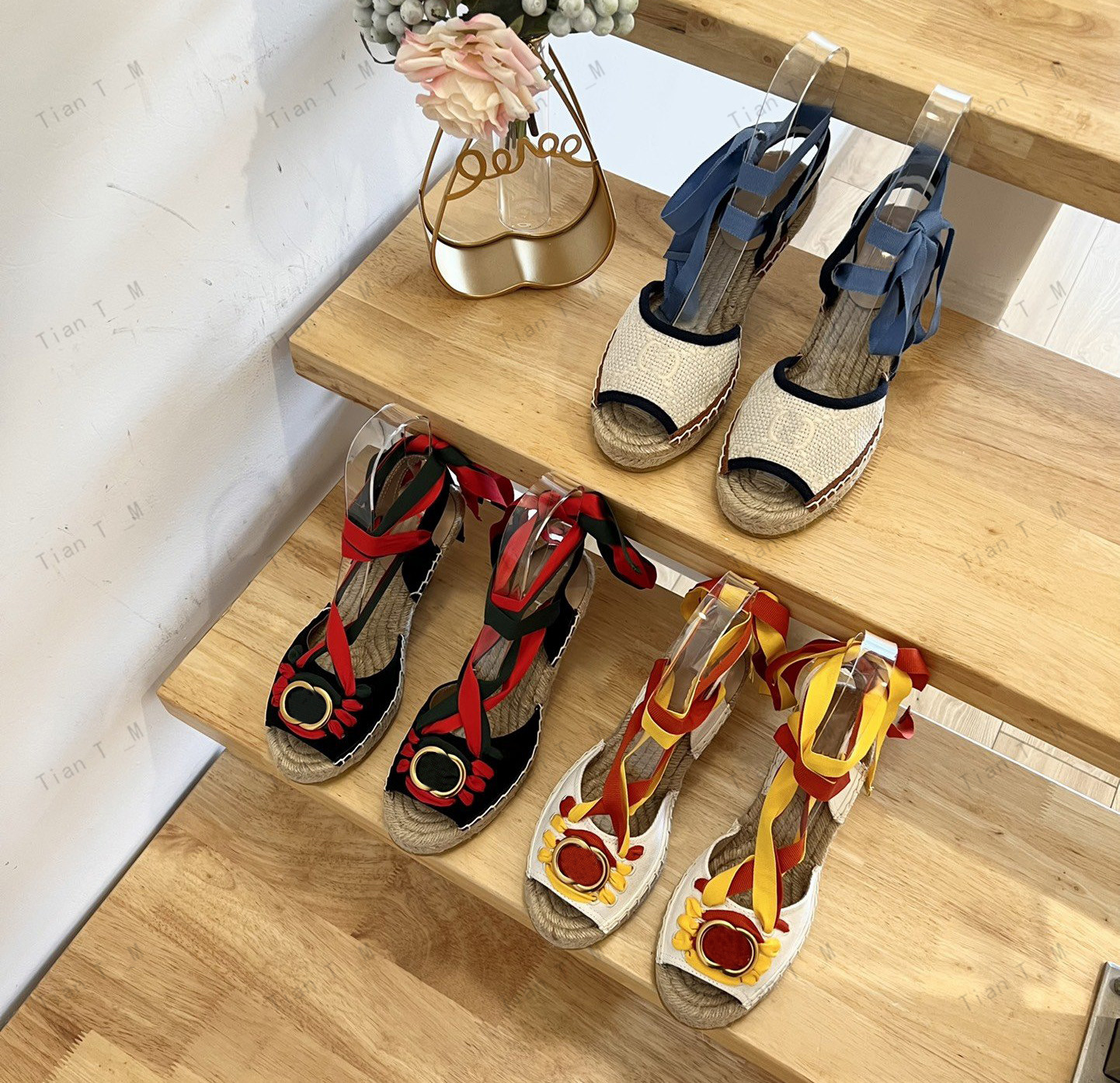 Canvas Shoes Luxury Women straw braiding Espadrilles TOP Quality Woman Platform shoes wedge heels Comfortable Round Toe Ladies Casual Shoes fishe-image-903381556