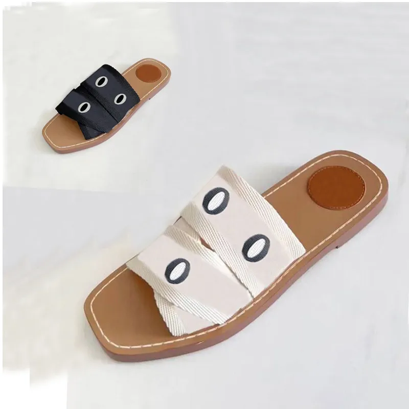 Summer Beach Slippers Fashion Loafers Designer Shoe Lazy Flat Heel Flops Leather Lady Cartoon Slides Women Shoes Ladies Sandals Large Size 35-42-image-903330632