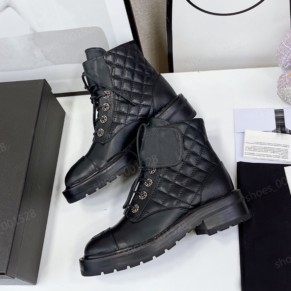 Top quality boots Fashion Martin Designer Boots Womens shoes Rhombus Ankle Boot block Black Pr Roman Bootss boodels Inspired Combat White Cowboy-image-990004149