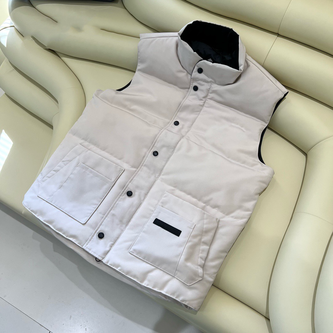 Designer Men's Down Vests Men Women Fashion Down Jacket Luxury Veste Automne hivernure chaude et trop cachée badge de coffre