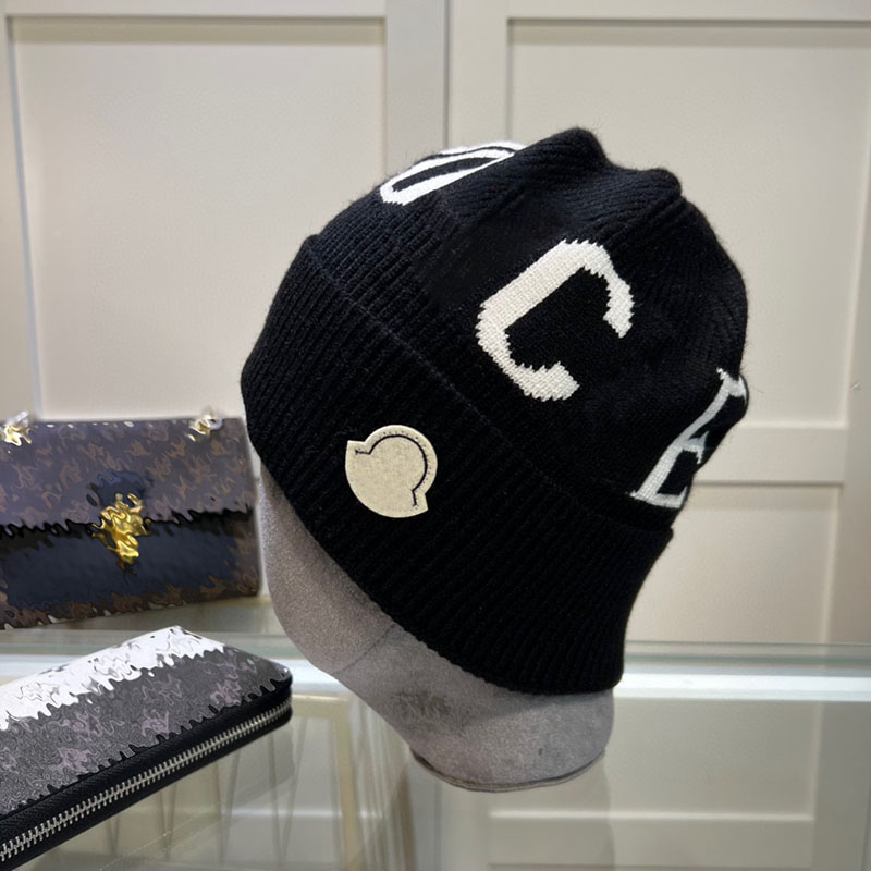 Luxury designer beanie Skull Cap Unisex Kashmir Letter High Stretch Letter Print Casual Outdoor Hooded Knit Cap Warm Multicolor Fashion Beanie Ha-image-903824083