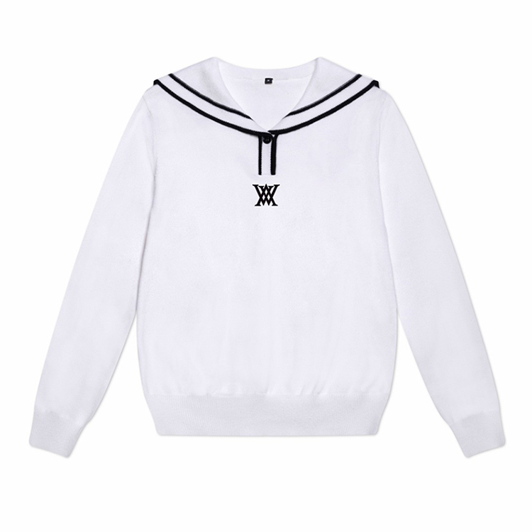 Designer Autumn New Golf Clothing Women's Long-sleeved Knitwear Pullover Fashion Warm Sweater
