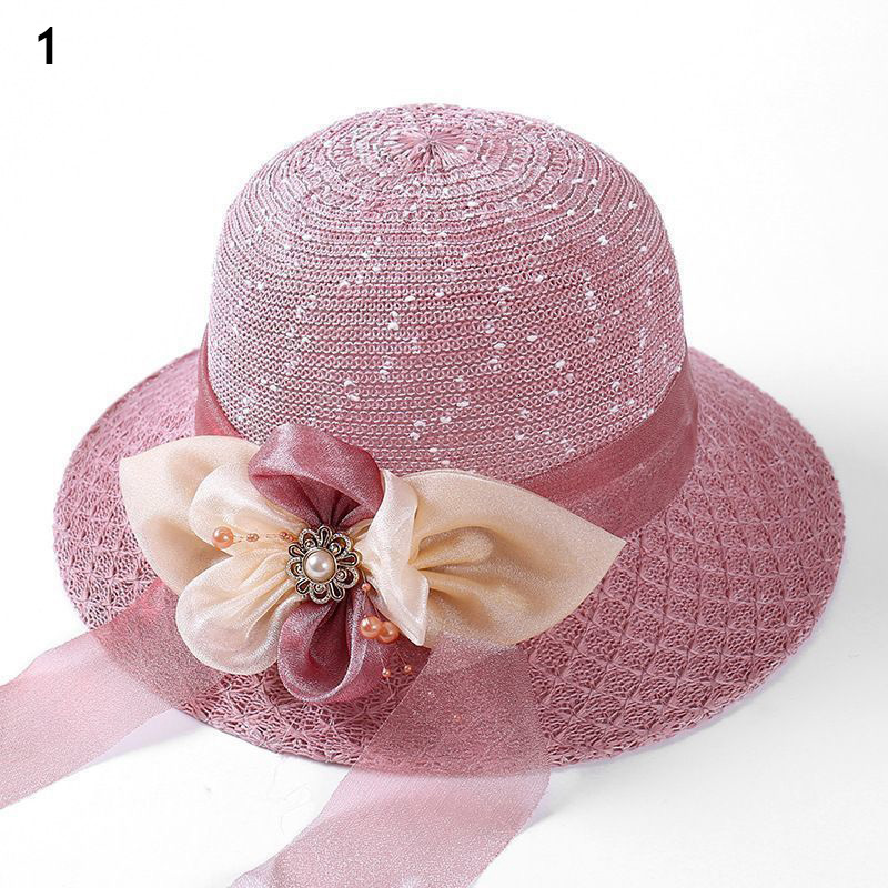 Wide Brim Hats Bucket Foldable Fisherman Straw Bow Hat Women Sunscreen Sweet Summer Vacation Casual Holiday Women s Girls Fashion Beach 230919
