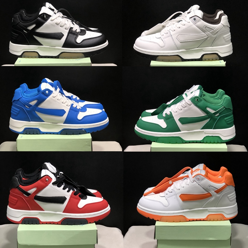 2023 Chaussures de créateurs de luxe Out Off Office Sneaker Chaussures décontractées Low Tops Vintage Cuir en détresse pour la marche Hommes Femm