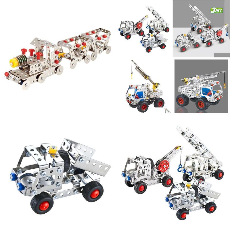 CNC factory sales stainless steel metal outdoor engineering toy car can be used for hanging things outdoor with magnetism and automatic