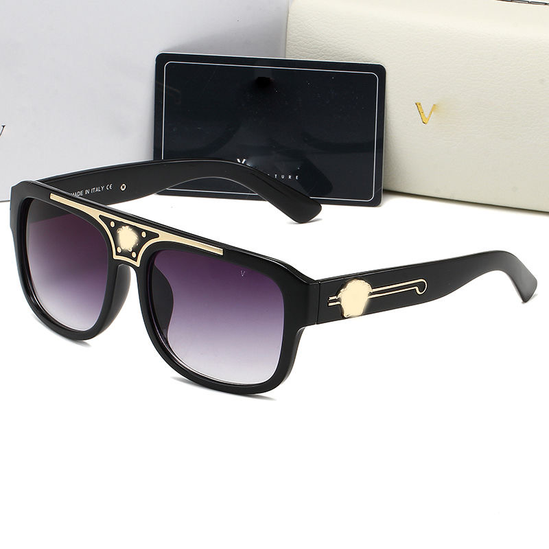 2023 Vente chaude Luxe MILLIONAIRE 426 WN Noir Blanc Lunettes de soleil plein cadre Lunettes de soleil de designer vintage pour hommes Brillant O