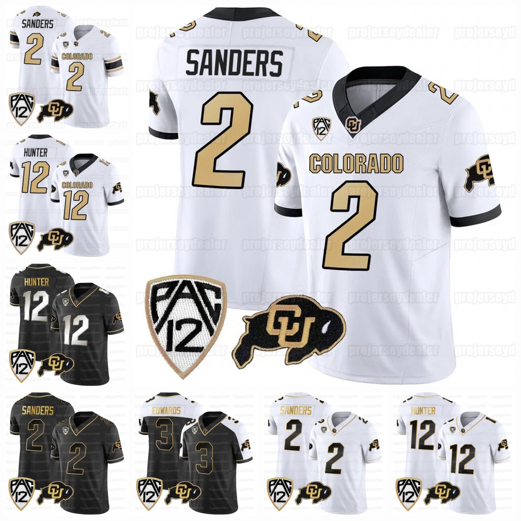 Shedeur Sanders 2023 Colorado Buffaloes Football Jerseys Travis Hunter 1 Cormani McClain 13 Sav'ell Smalls 22 Demouy Kennedy 38 Brendan Gant
