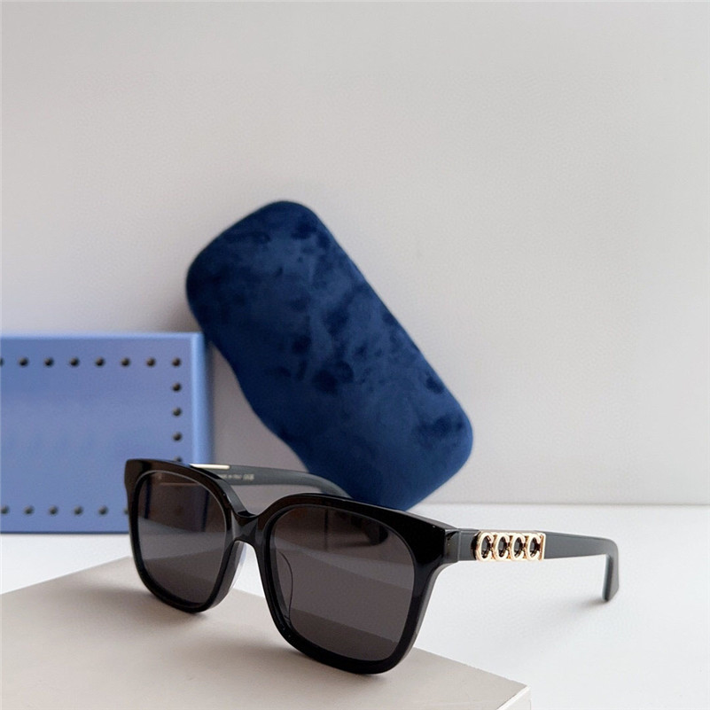 New fashion design square sunglasses 1192O acetate frame simple shape popular style versatile outdoor uv400 protection glasses