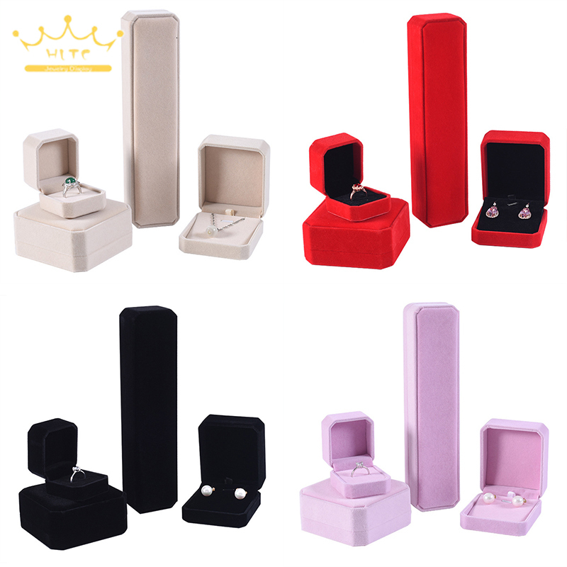 Boîtes à bijoux emballage collier organisateur boîte à bagues cadeau en vrac support pour boucle d'oreille 230920